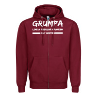 Burgundy Grumpa Zipper Hoodie - Bettercallsaul