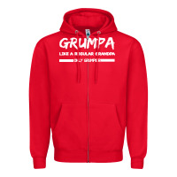 Red Grumpa Zipper Hoodie - Bettercallsaul