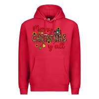 Cardinal merry christmas y'all Premium Hoodie - JahusDesignShop