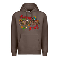 Coffee merry christmas y'all Premium Hoodie - JahusDesignShop