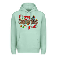 Seafoam merry christmas y'all Premium Hoodie - JahusDesignShop