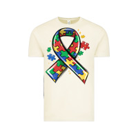 Vintage Arctic autism puzzle ribbon Vintage Tee - MaliasSmallBusiness