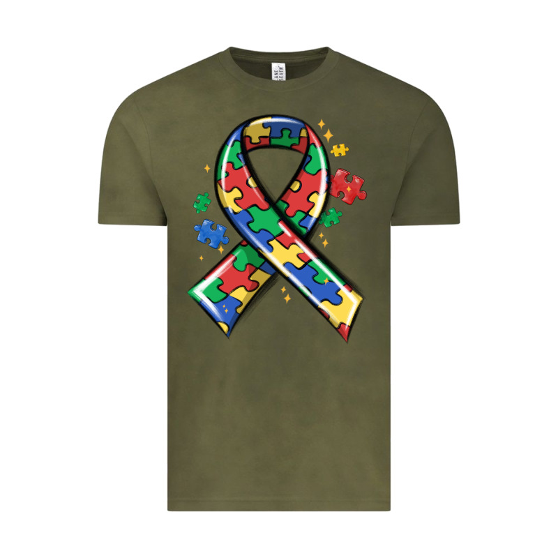 Autism Puzzle Ribbon Vintage Tee by MaliasSmallBusiness | Teevron