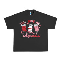 Pigment Black you give me tachycardia Urban Heavy Tee - MaliasSmallBusiness