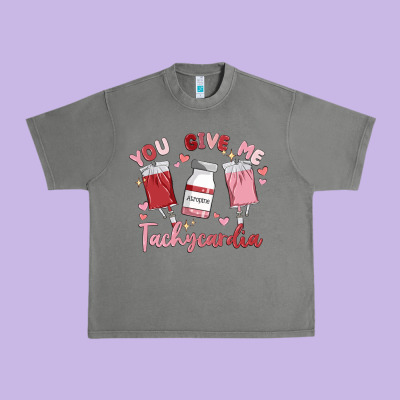 You Give Me Tachycardia Urban Heavy Tee Designed By Maliassmallbusiness