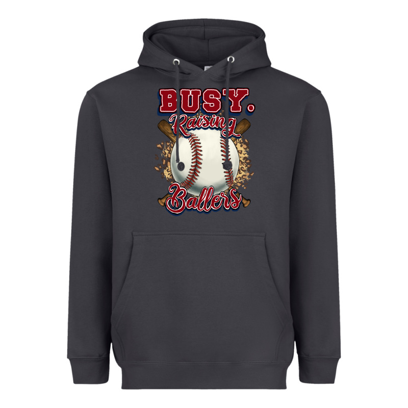 Busy Raising Ballers Heavyweight Hoodie by HowdyJamesFarm | Teevron