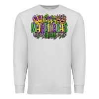 Dove Grey happy mardi gras yall Premium Sweatshirt - CowGirlArtShop