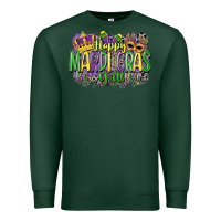 Sports Green happy mardi gras yall Premium Sweatshirt - CowGirlArtShop