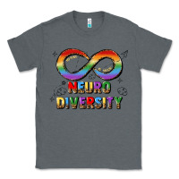 Charcoal Heather neurodiversity Classic Tee - JahusDesignShop