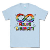 Dusty Blue neurodiversity Classic Tee - JahusDesignShop
