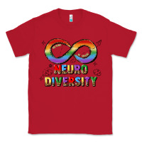 Red neurodiversity Classic Tee - JahusDesignShop