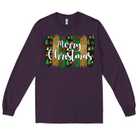 Plum merry christmas Long Sleeve Tee - JahusDesignShop