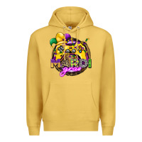 Antique Gold mardi gras gamer Premium Hoodie - CowGirlArtShop