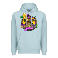 Blue Mist mardi gras gamer Premium Hoodie - CowGirlArtShop