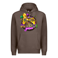 Coffee mardi gras gamer Premium Hoodie - CowGirlArtShop
