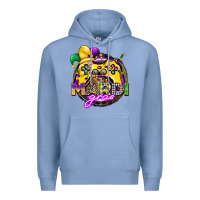Colony Blue mardi gras gamer Premium Hoodie - CowGirlArtShop