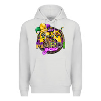 Dove Grey mardi gras gamer Premium Hoodie - CowGirlArtShop