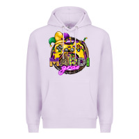 Lilac mardi gras gamer Premium Hoodie - CowGirlArtShop