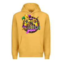Mustard mardi gras gamer Premium Hoodie - CowGirlArtShop