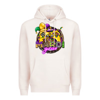 Pale Pink mardi gras gamer Premium Hoodie - CowGirlArtShop