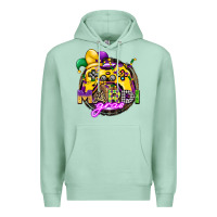 Seafoam mardi gras gamer Premium Hoodie - CowGirlArtShop
