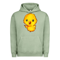 Pigment Oil Green chick Urban Hoodie - FaDigitalArtStudio