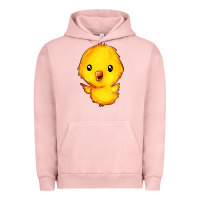 Pigment Salmon chick Urban Hoodie - FaDigitalArtStudio