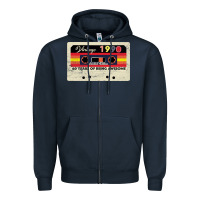 Navy vintage 1990 60th birthday cassette 30 years old 60 years Zipper Hoodie - Bettercallsaul