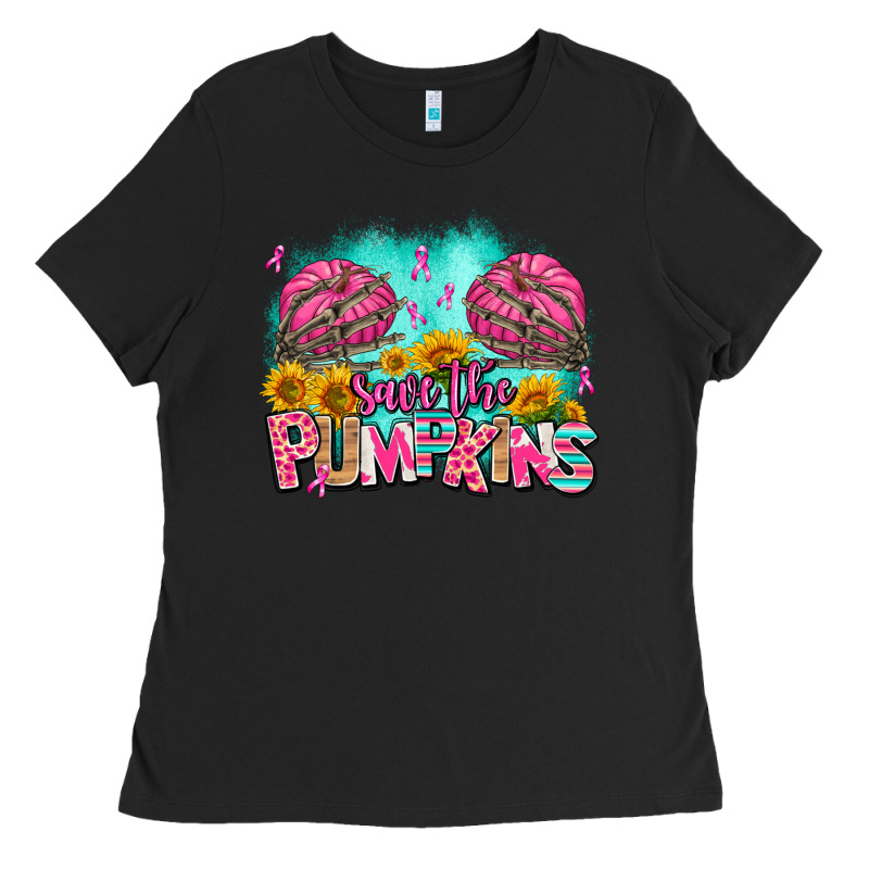 Save The Pumpkins Ladies Tee by AdoDesignShop | Teevron