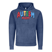 Vintage Denim autism mom Vintage Hoodie - MaliasSmallBusiness