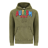 Vintage Olive autism mom Vintage Hoodie - MaliasSmallBusiness