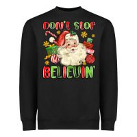 Black don't stop believin' Heavyweight Sweatshirt - MaliasSmallBusiness