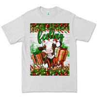 Dove Grey Christmas feeling jolly cow Premium Tee - Artiststas