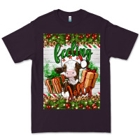 Plum Christmas feeling jolly cow Premium Tee - Artiststas