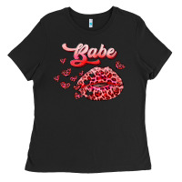 Black babe with kiss Ladies Tee - RanaPortraitStore