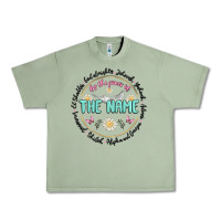 Oil Green by the power of the name Urban Heavy Tee - MaliasSmallBusiness