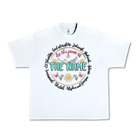 White by the power of the name Urban Heavy Tee - MaliasSmallBusiness