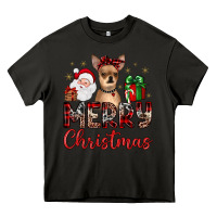 Asphalt merry christmas chihuahua Heavy Core Tee - JahusDesignShop