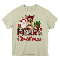 Mossy merry christmas chihuahua Heavy Core Tee - JahusDesignShop