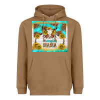 Toasted Coconut wranglin mama Heavyweight Hoodie - TumblerDesignByShophia