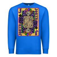 True Royal joker mardi gras skeleton Premium Sweatshirt - CowGirlArtShop