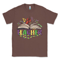 Chestnut teacher mardi gras Classic Tee - MaliasSmallBusiness