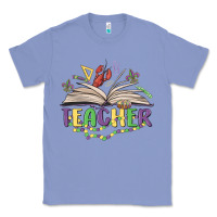 Colony Blue teacher mardi gras Classic Tee - MaliasSmallBusiness