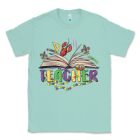 Seafoam teacher mardi gras Classic Tee - MaliasSmallBusiness