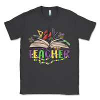 Smoke teacher mardi gras Classic Tee - MaliasSmallBusiness