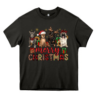Asphalt merry christmas chihuahua pitbull pug dachshund Heavy Core Tee - JahusDesignShop