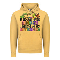 Vintage Mustard if nothing ever changed thered be no butterflies Vintage Hoodie - MaliasSmallBusiness