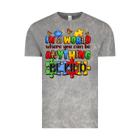 Cloud Rock in a world where you can be anything be kind Vintage Tee - JahusDesignShop