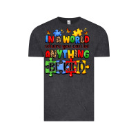 Vintage Black in a world where you can be anything be kind Vintage Tee - JahusDesignShop