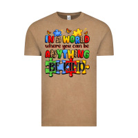 Vintage Coffee in a world where you can be anything be kind Vintage Tee - JahusDesignShop